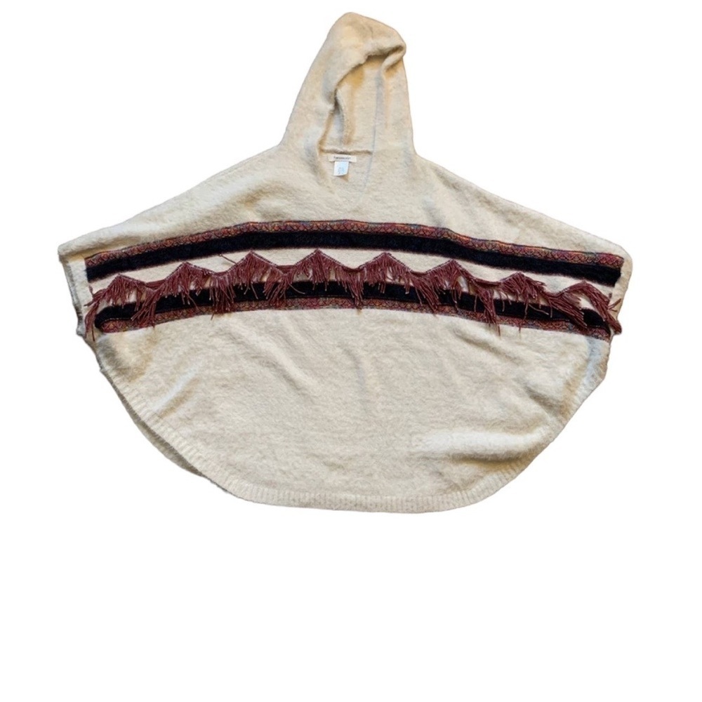 FRANCESC’s COLLECTION Dolman Sleeve Poncho One Size - Picture 2 of 6